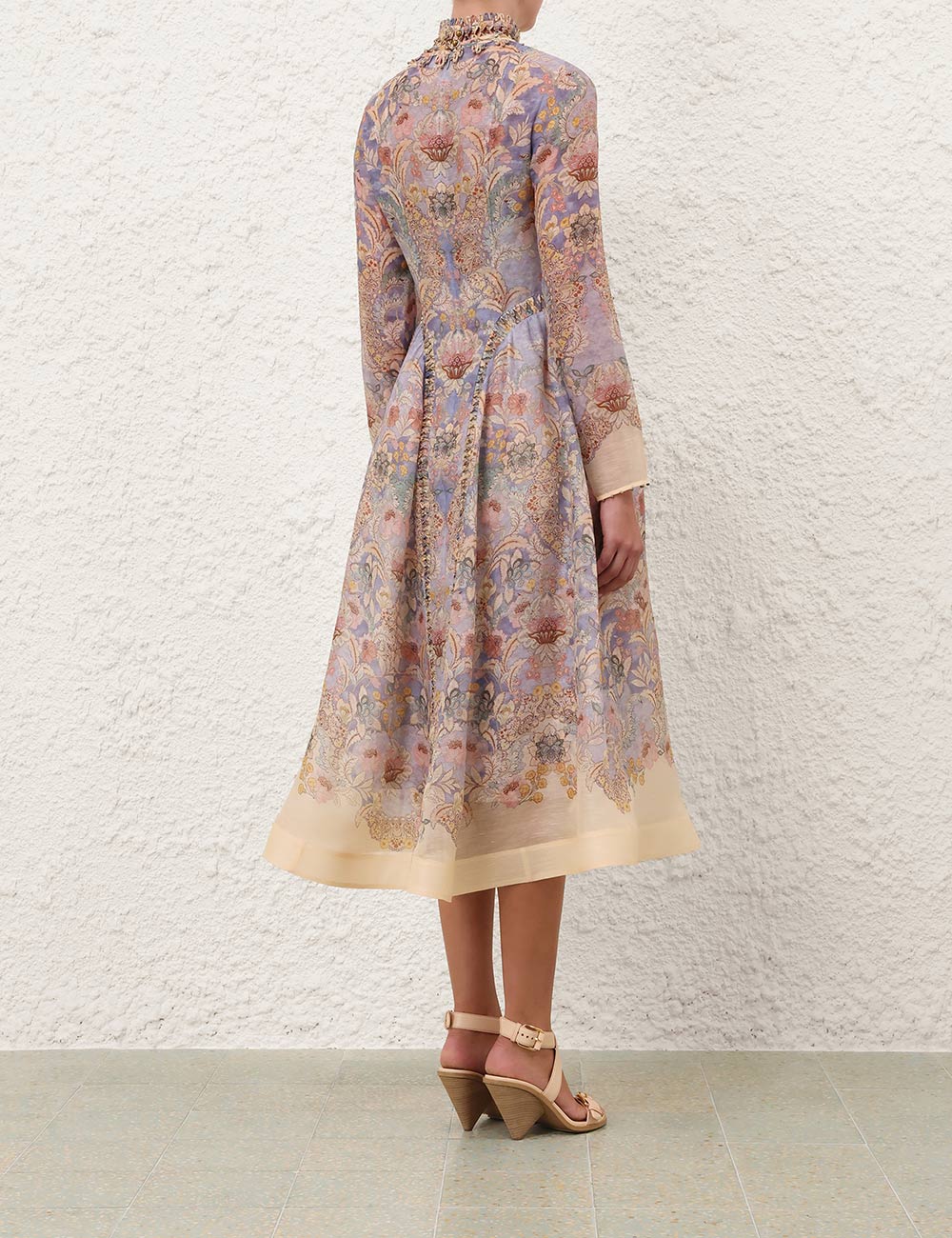 ZIMMERMANN INSPIRED DRESS IN 55% LINEN 45% SILK