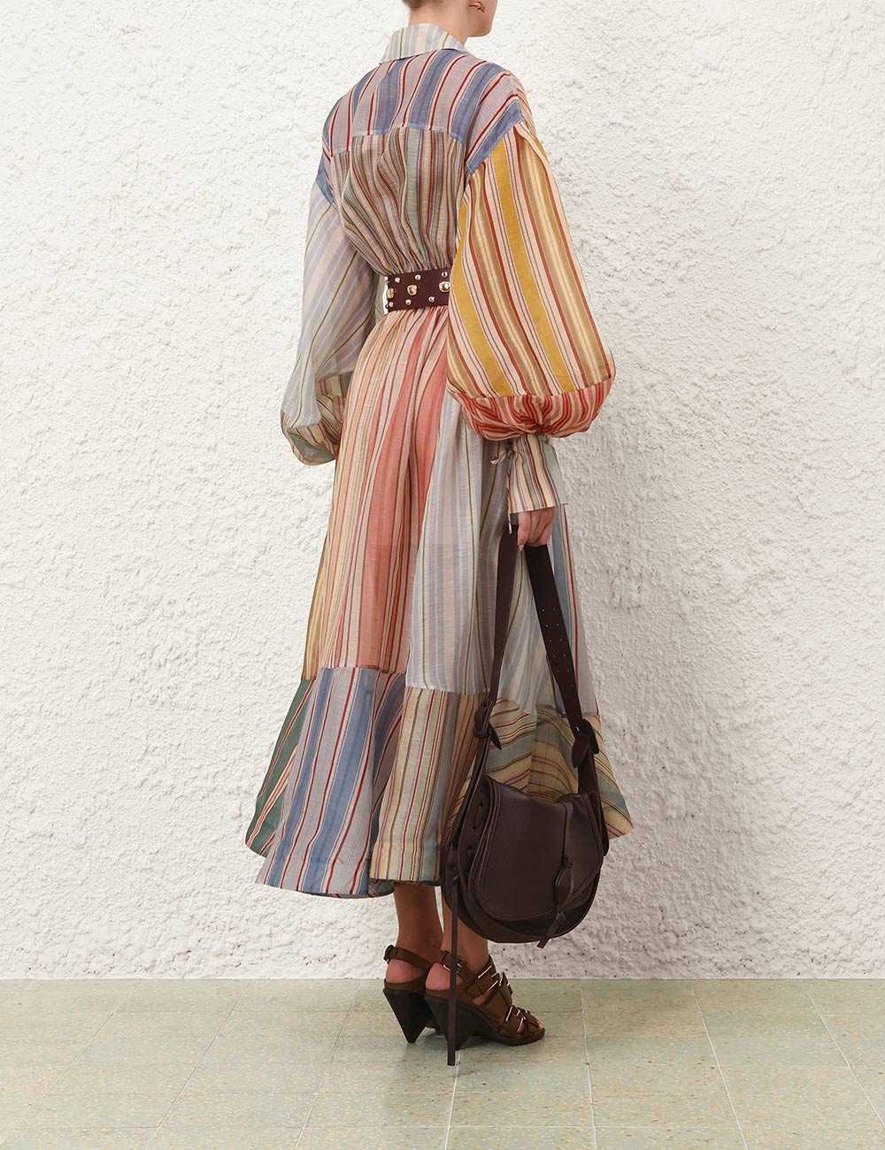 ZIMMERMANN INSPIRED DRESS IN 55% LINEN 45% SILK