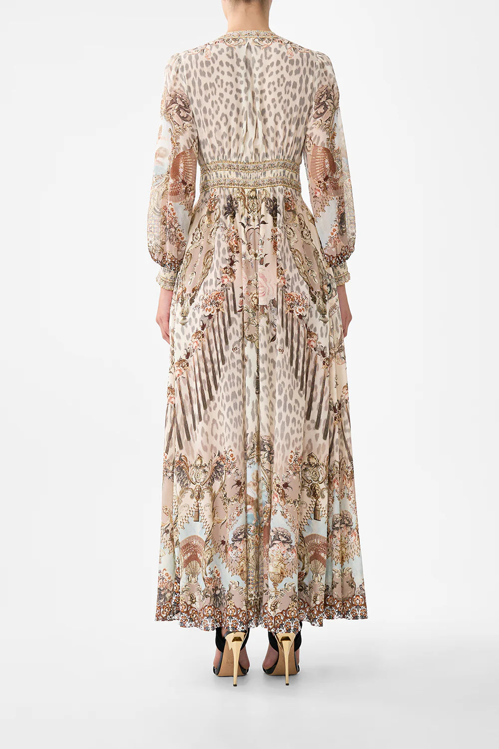 CAMILLA INSPIRED DRESS IN 100% SILK