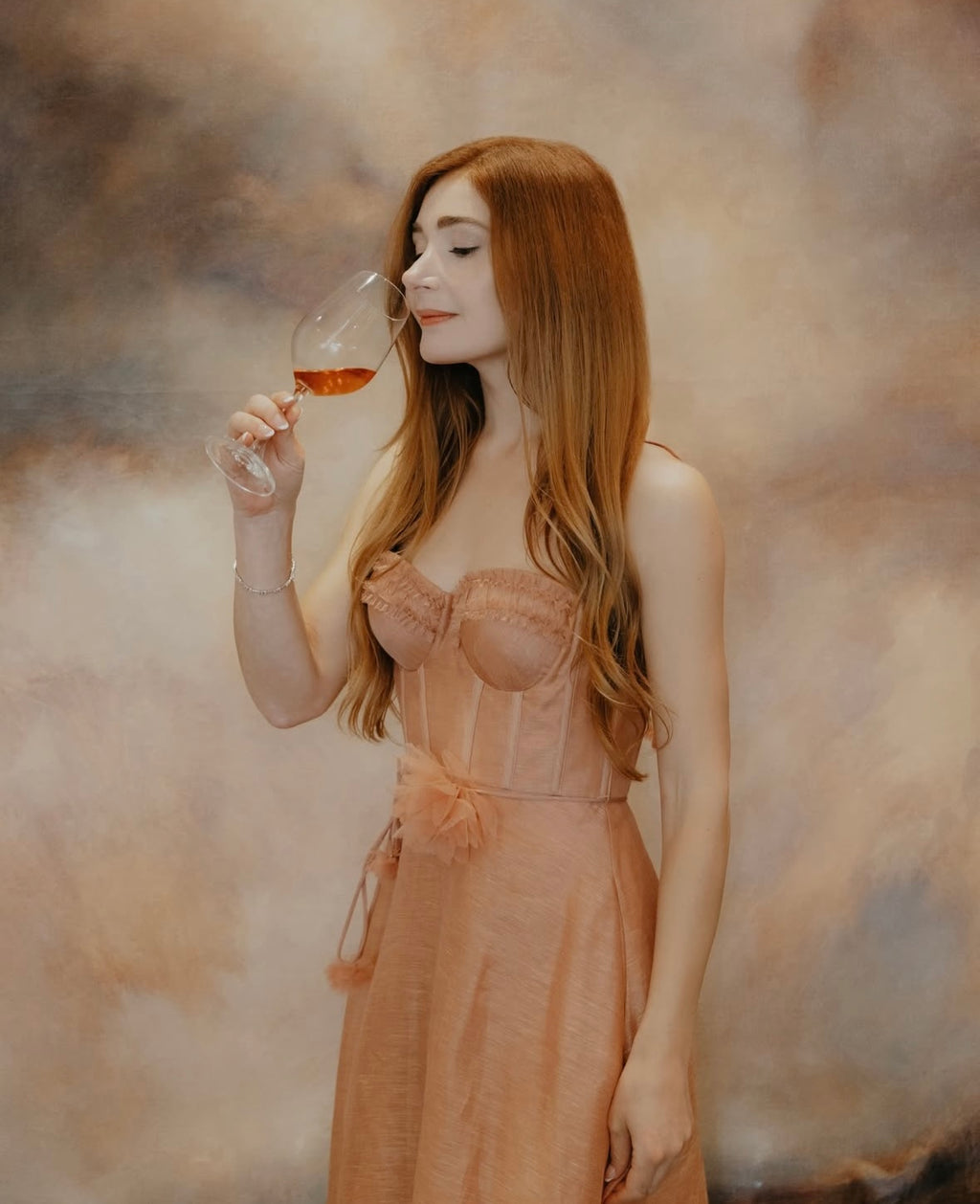 ZIMMERMANN INSPIRED DRESS IN 55% LINEN 45% SILK