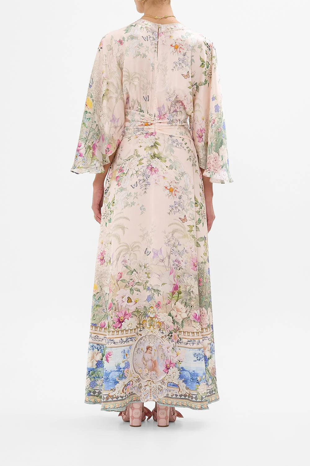 CAMILLA INSPIRED DRESS IN 100% SILK