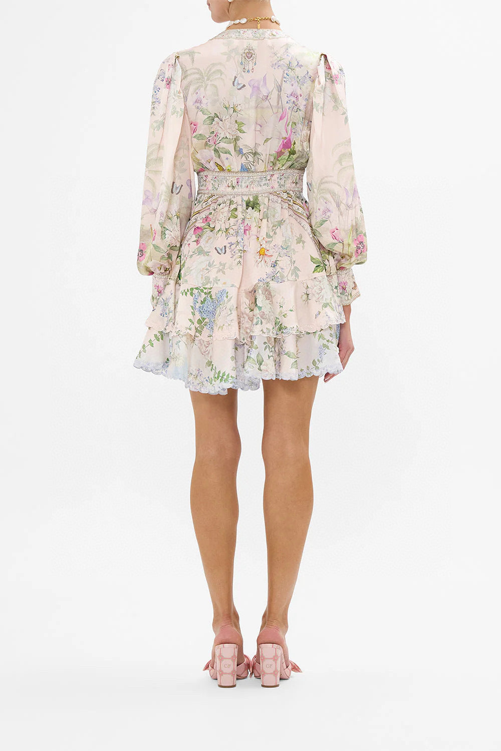CAMILLA INSPIRED DRESS IN 100% SILK
