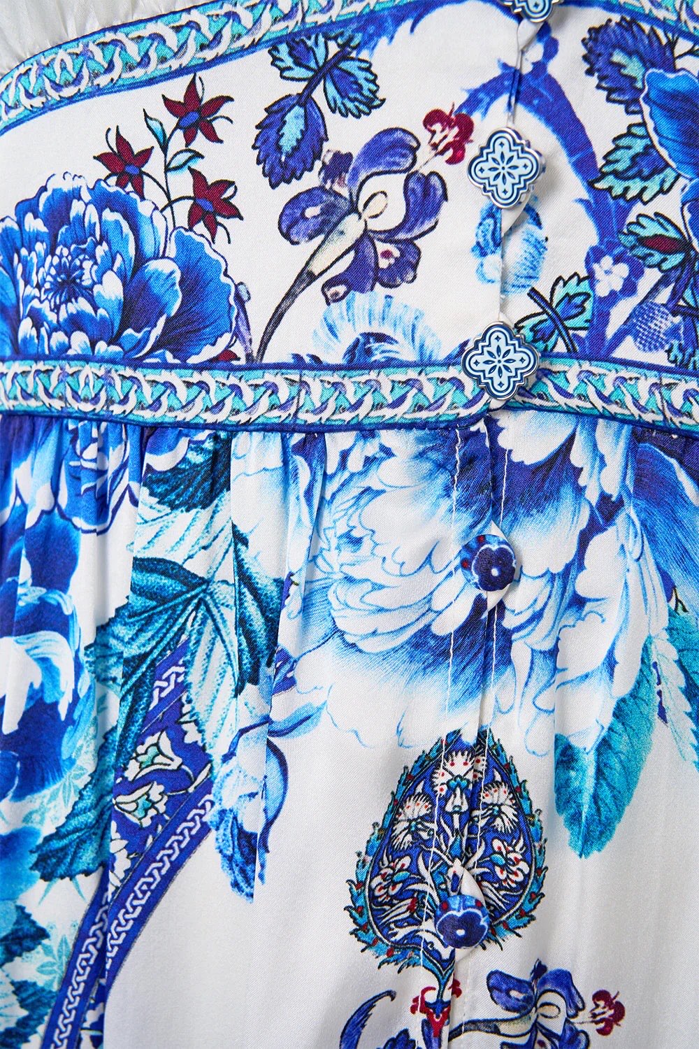 CAMILLA INSPIRED DRESS IN 100% SILK