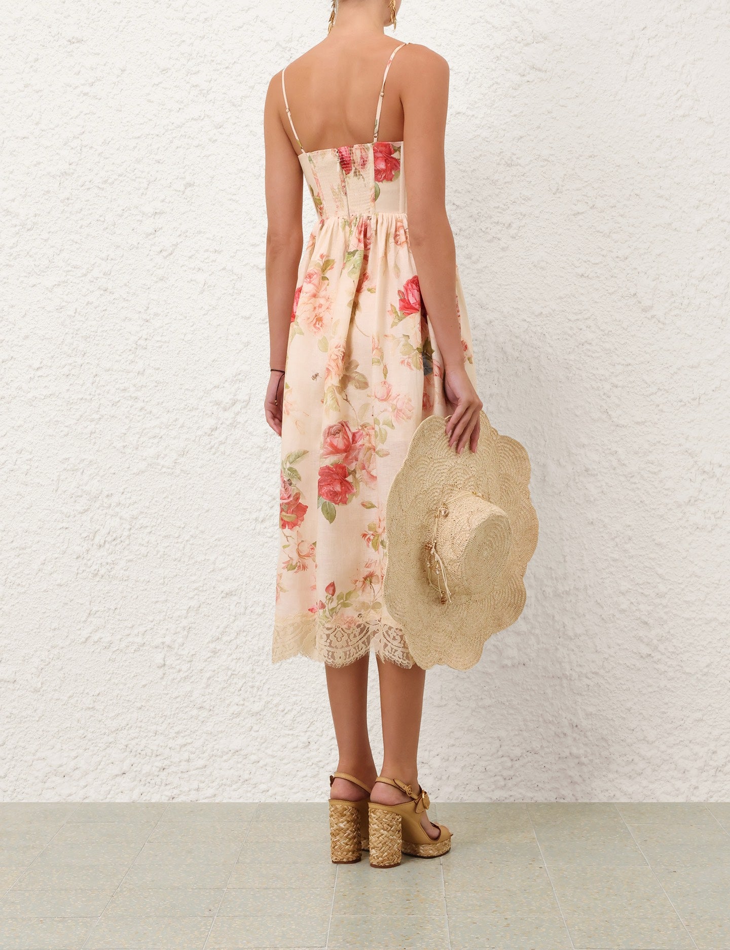 ZIMMERMANN INSPIRED DRESS IN 100% LINEN