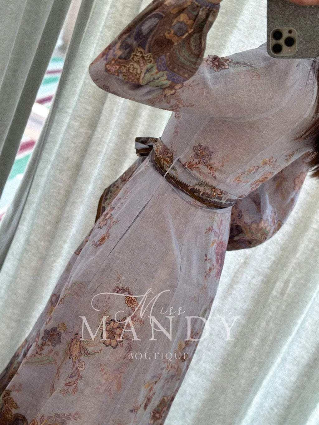 ZIMMERMANN INSPIRED DRESS IN 100% LINEN