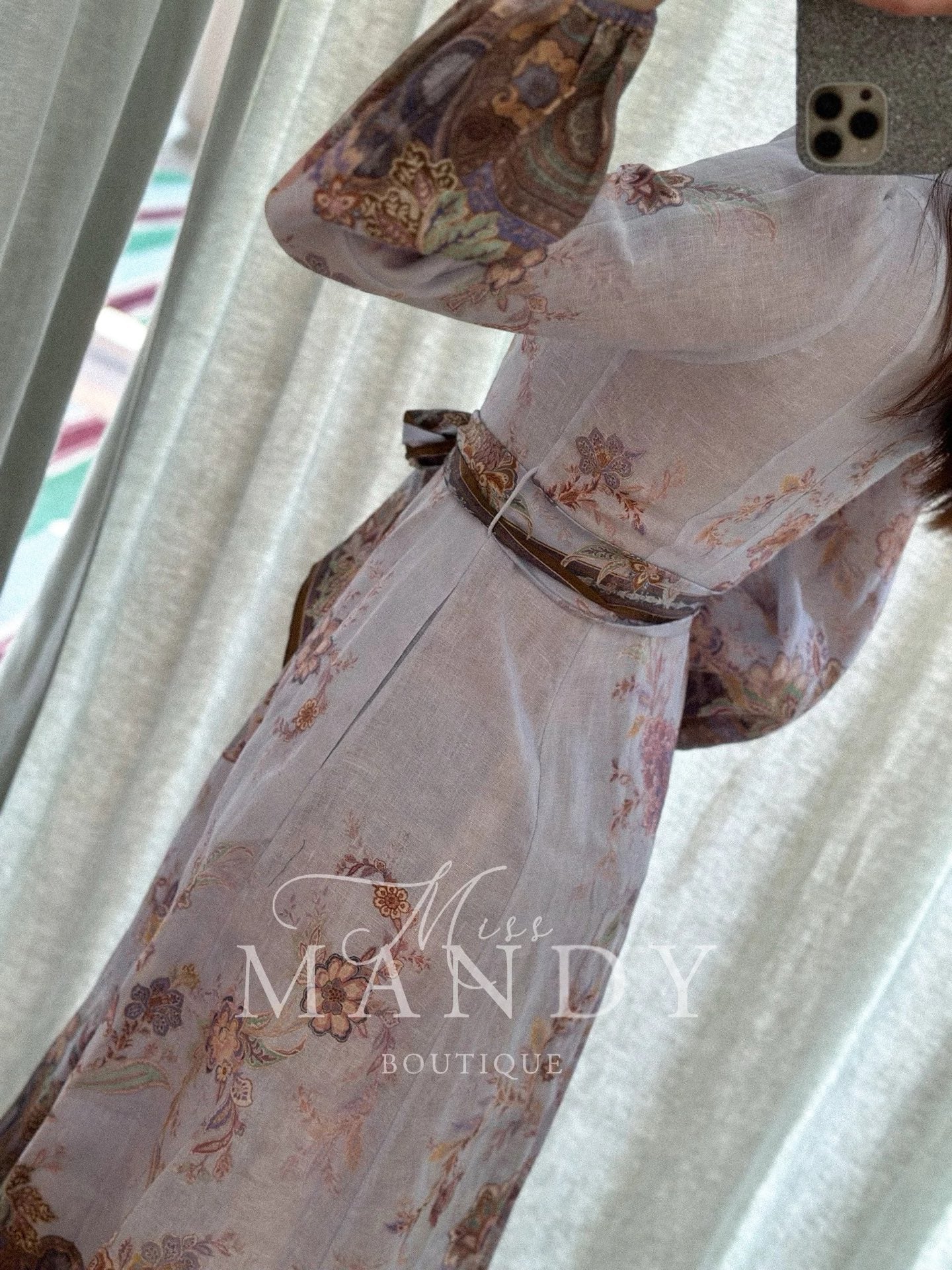 ZIMMERMANN INSPIRED DRESS IN 100% LINEN
