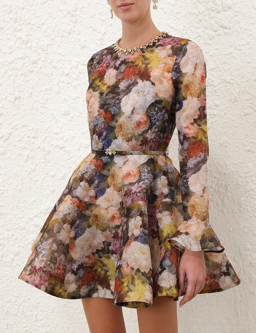 ZIMMERMANN INSPIRED DRESS IN 55% LINEN 45% SILK