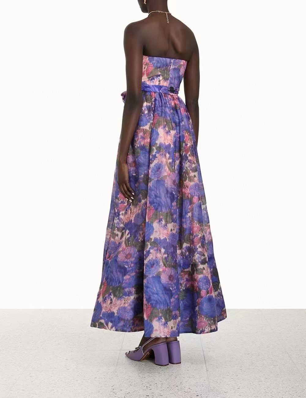 ZIMMERMANN INSPIRED DRESS IN 53% LINEN 47% SILK