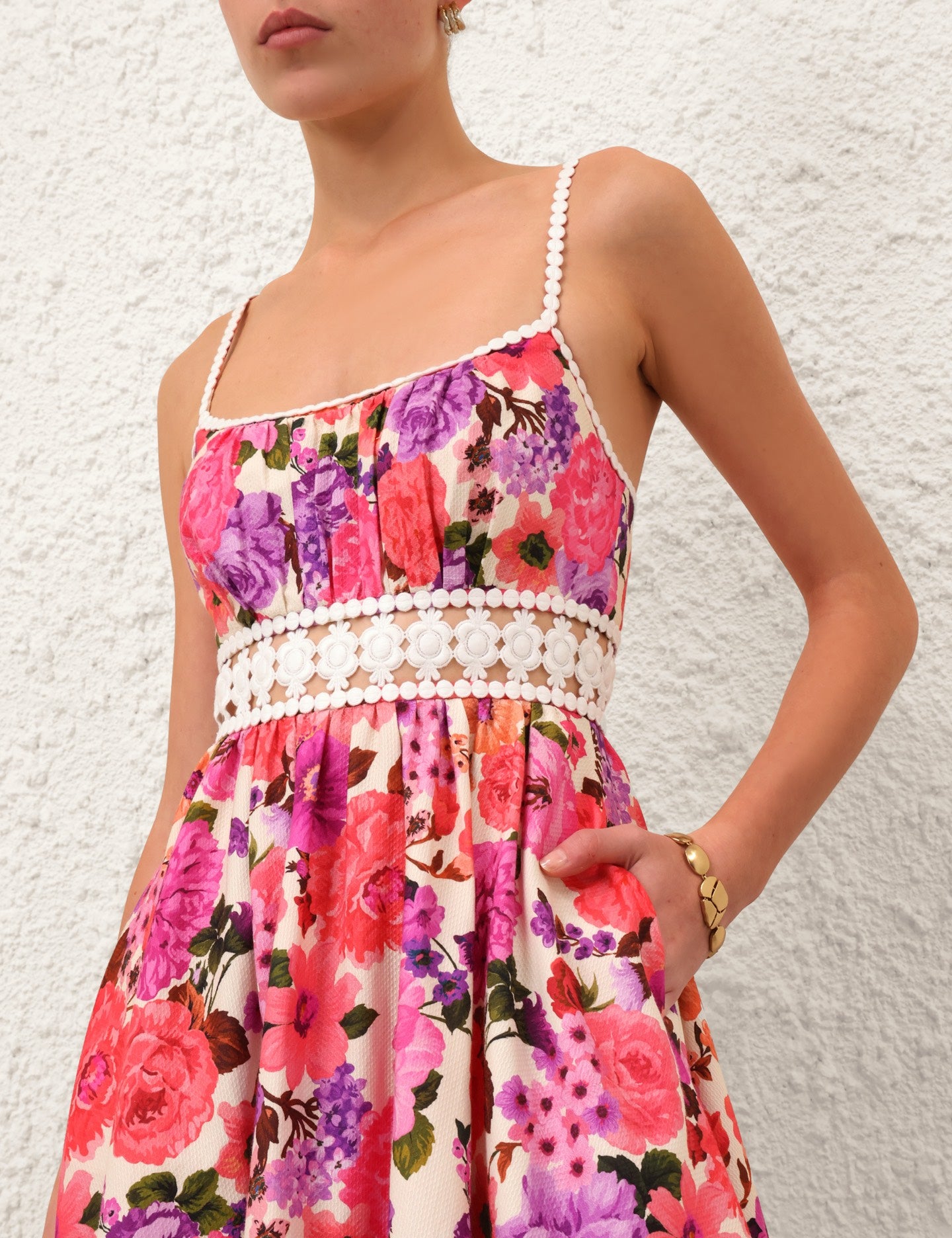 ZIMMERMANN INSPIRED DRESS IN 100% COTTON