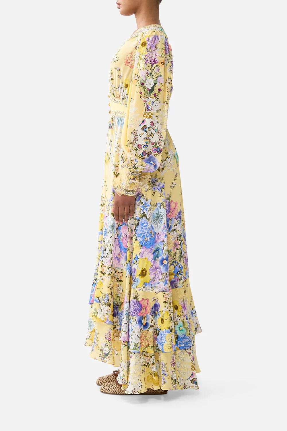 CAMILLA INSPIRED DRESS IN 100% SILK