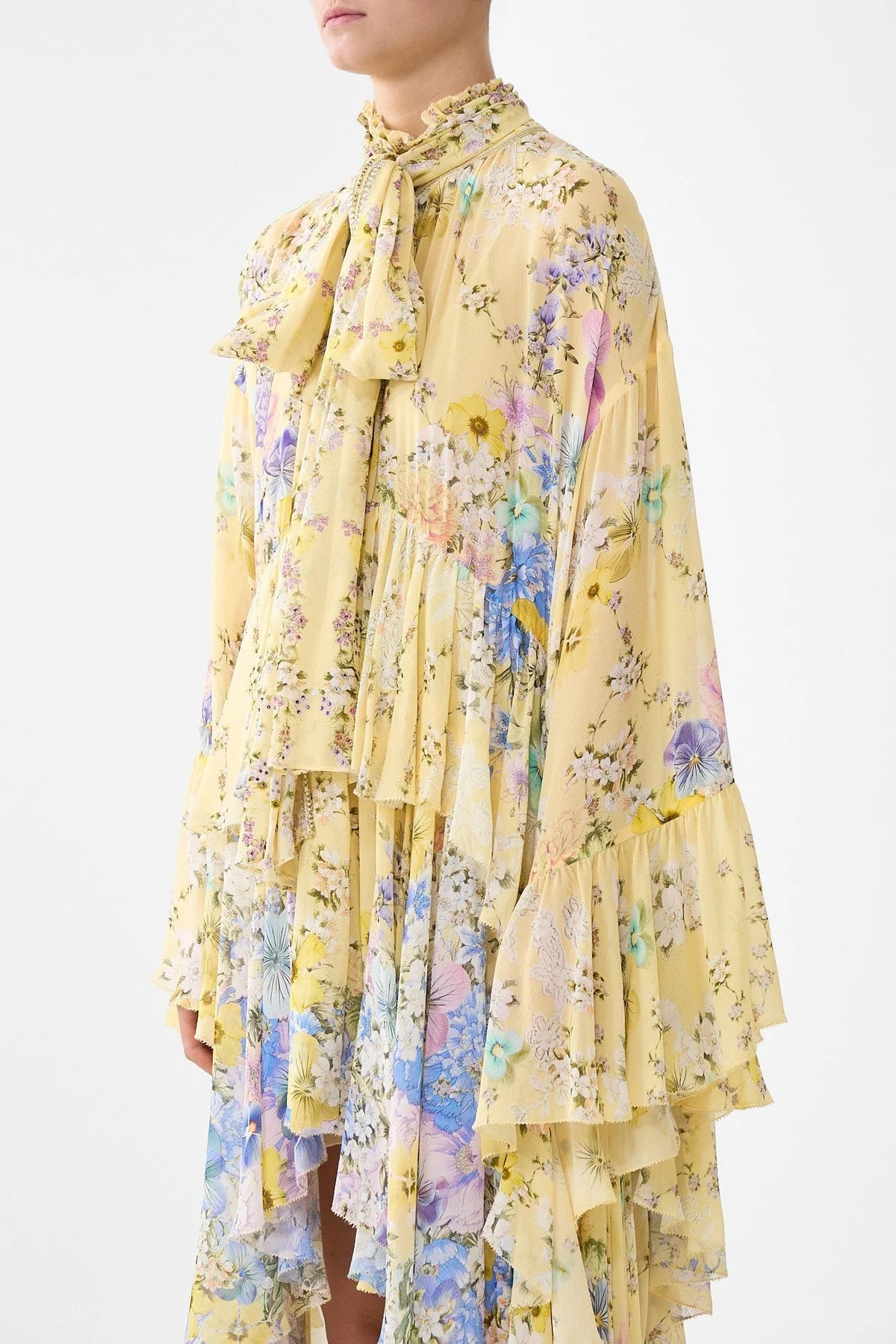 CAMILLA INSPIRED DRESS IN 100% SILK