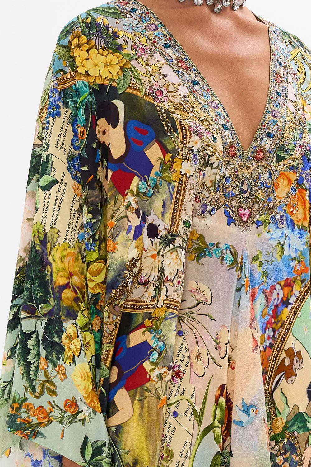 CAMILLA INSPIRED DRESS IN 100% SILK