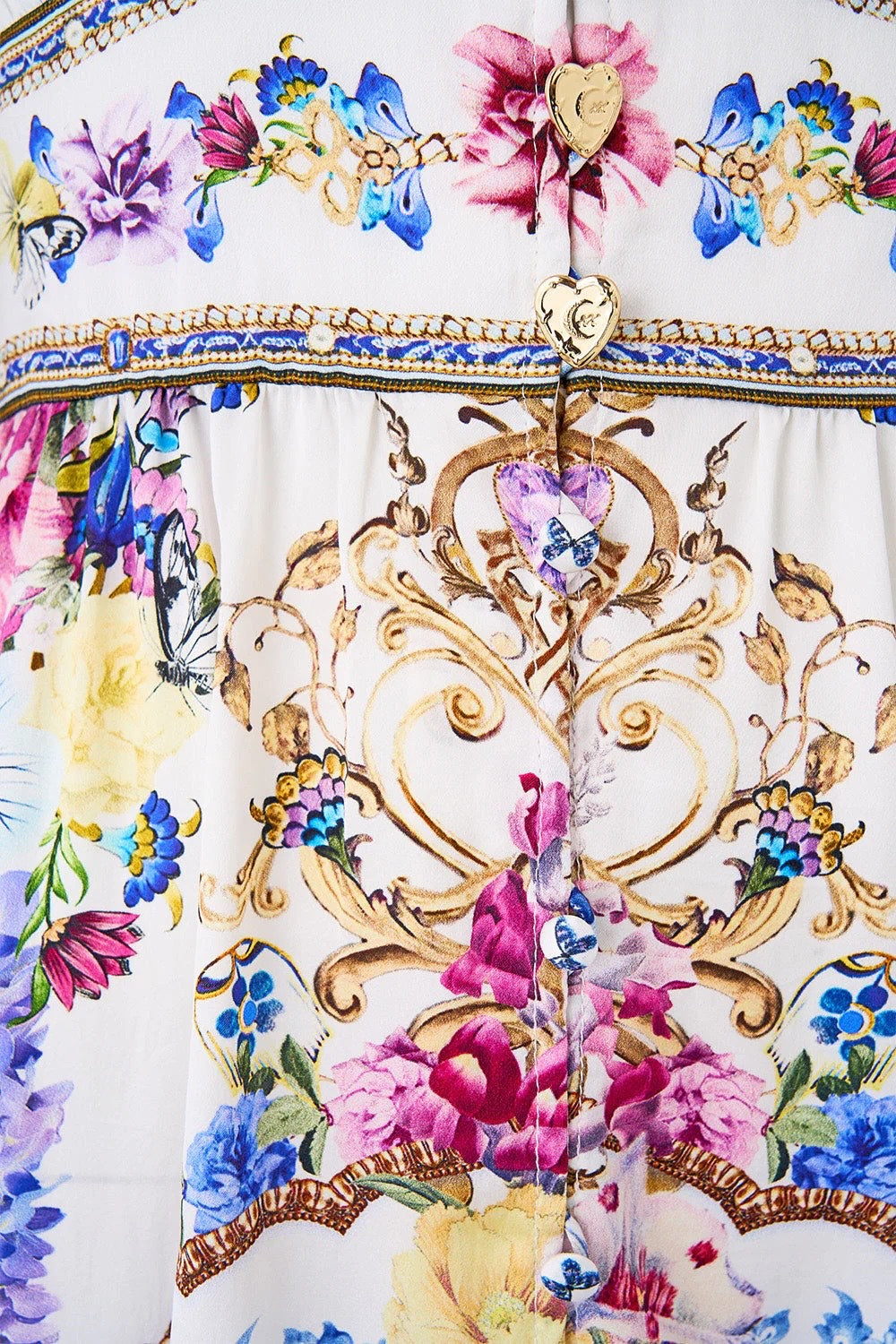 CAMILLA INSPIRED DRESS IN 100% SILK