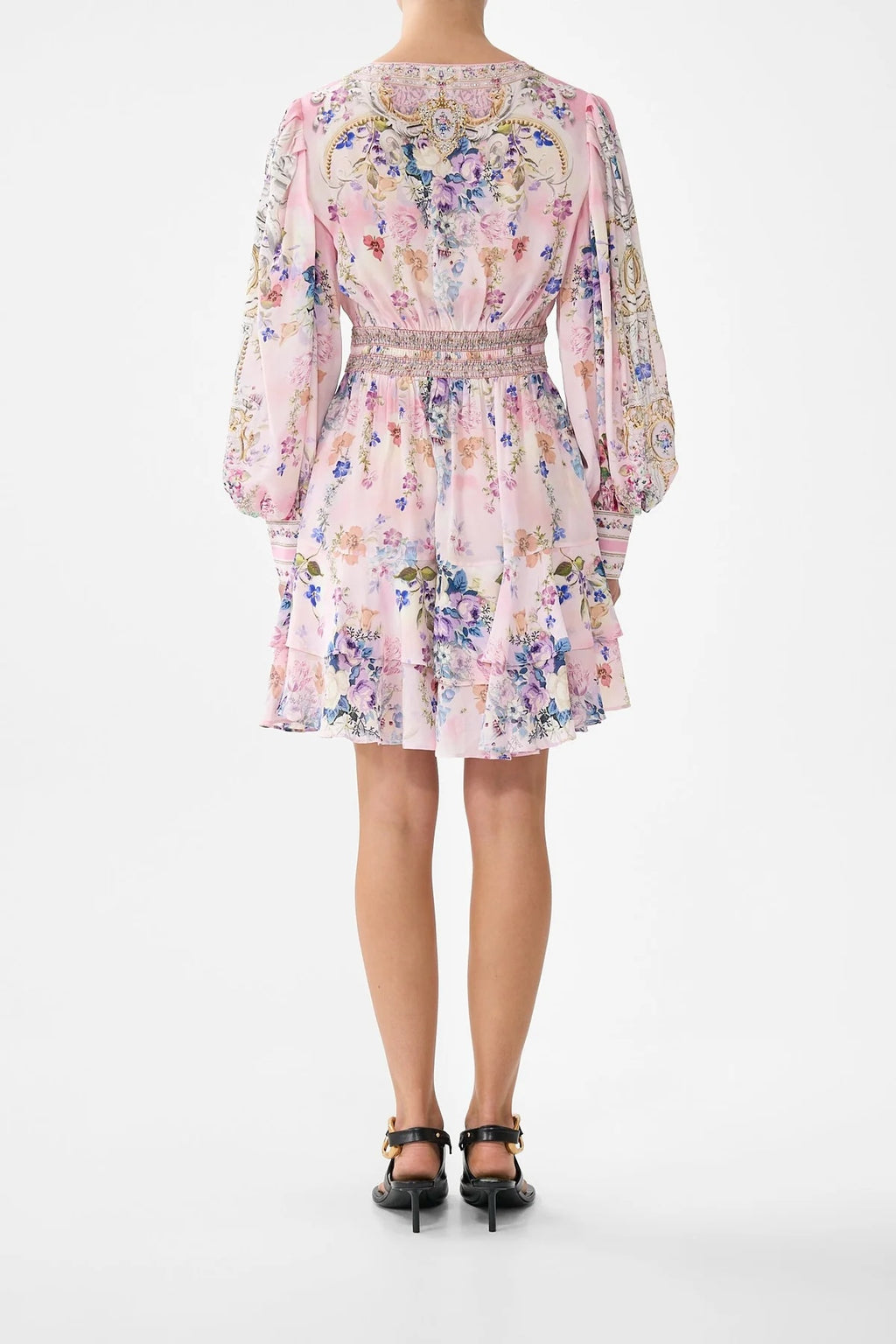 CAMILLA INSPIRED DRESS IN 100% SILK