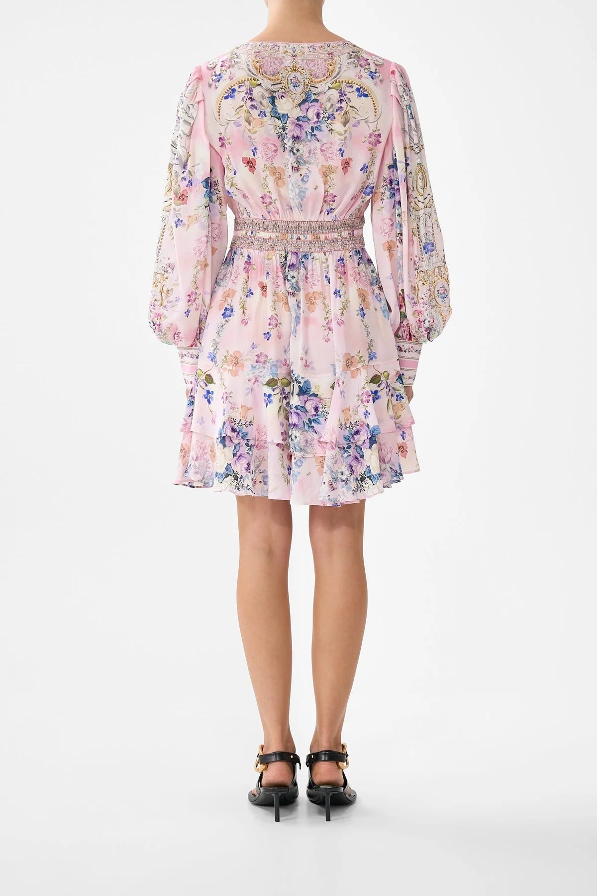 CAMILLA INSPIRED DRESS IN 100% SILK