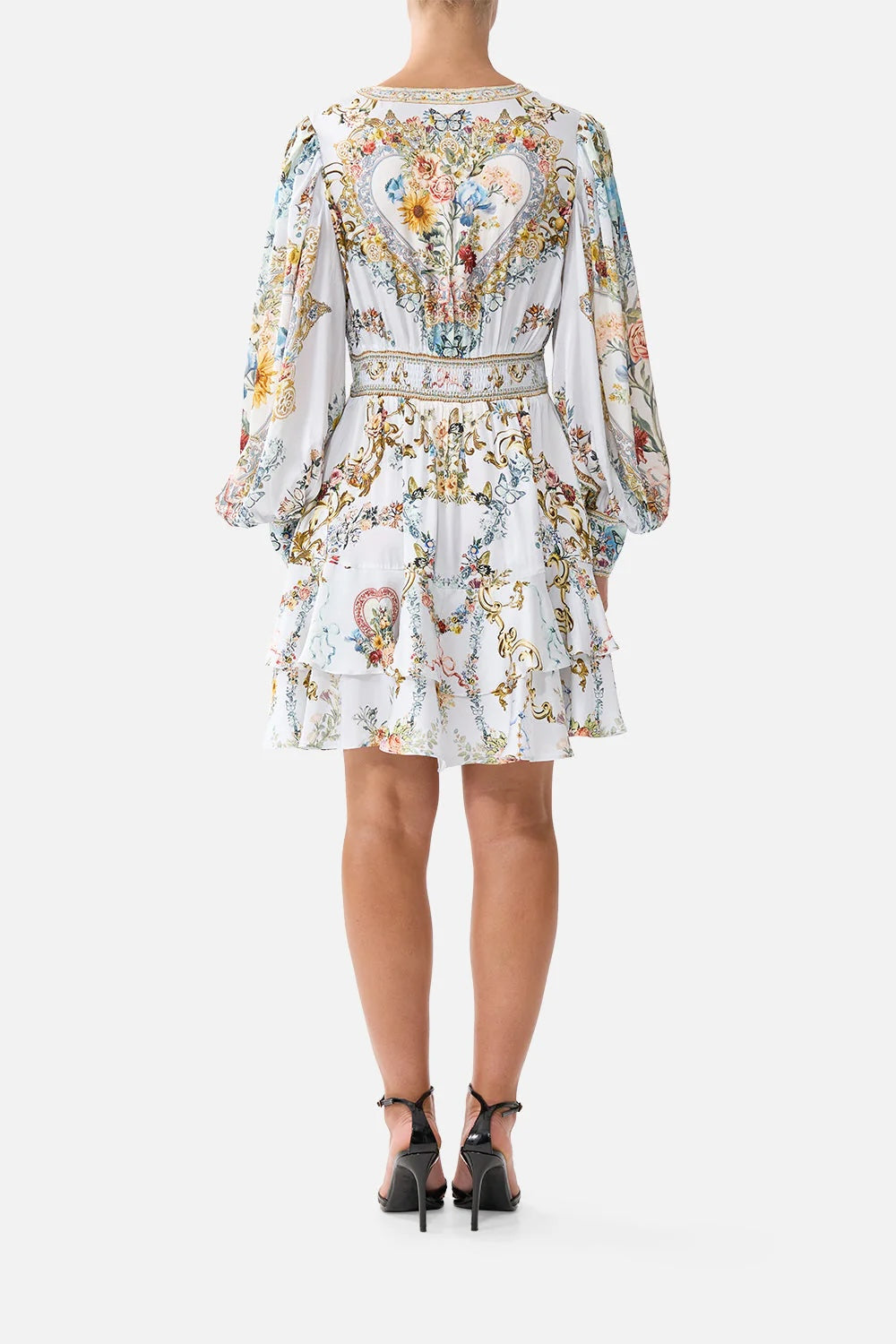 CAMILLA INSPIRED DRESS IN 55% LINEN 45% SILK