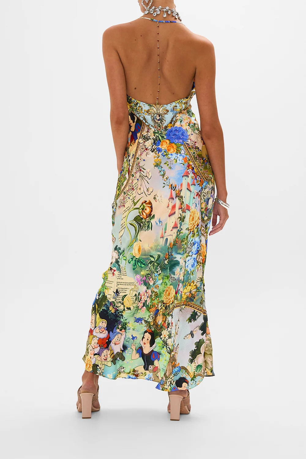 CAMILLA INSPIRED DRESS IN 100% SILK