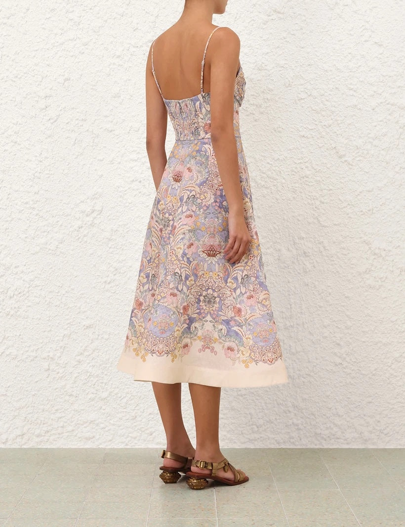 ZIMMERMANN INSPIRED DRESS IN 100% LINEN