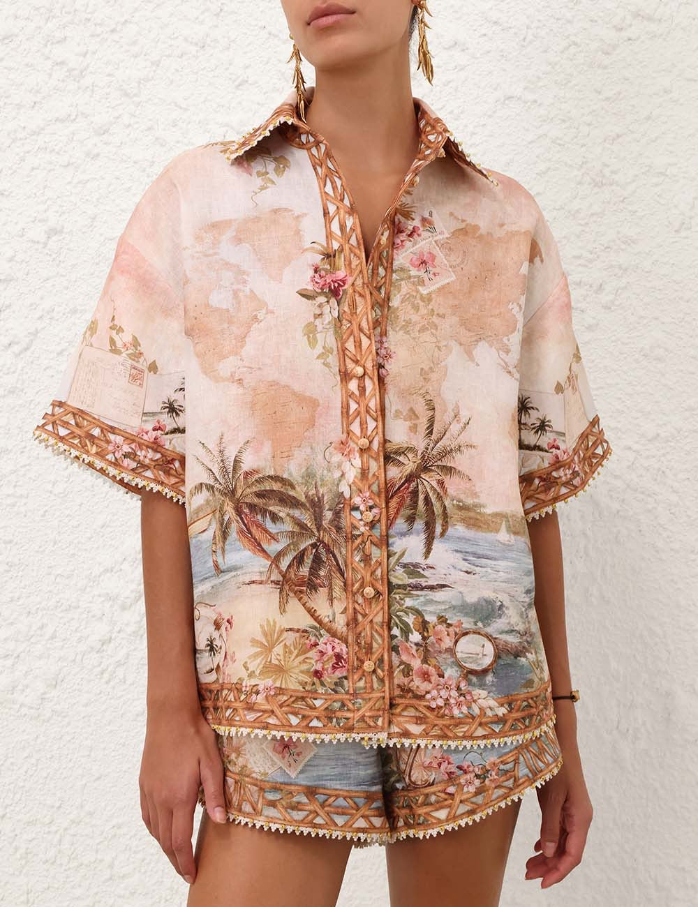 ZIMMERMANN INSPIRED CLOTH SET IN 100% LINEN
