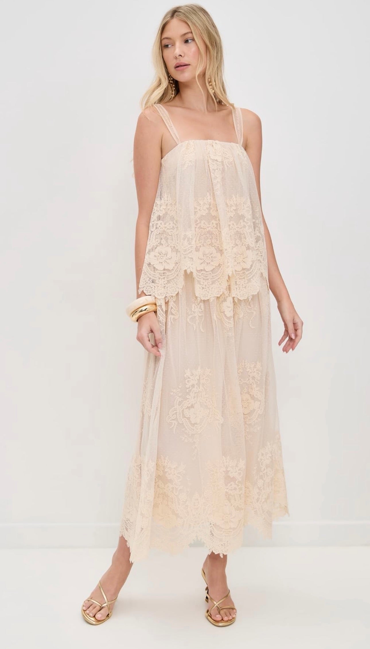 ZIMMERMANN INSPIRED DRESS IN DRESS IN POLYESTER