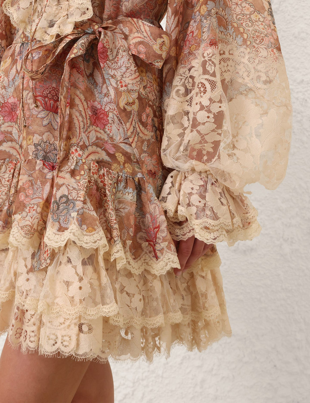 ZIMMERMANN INSPIRED DRESS IN 55% LINEN 45% SILK