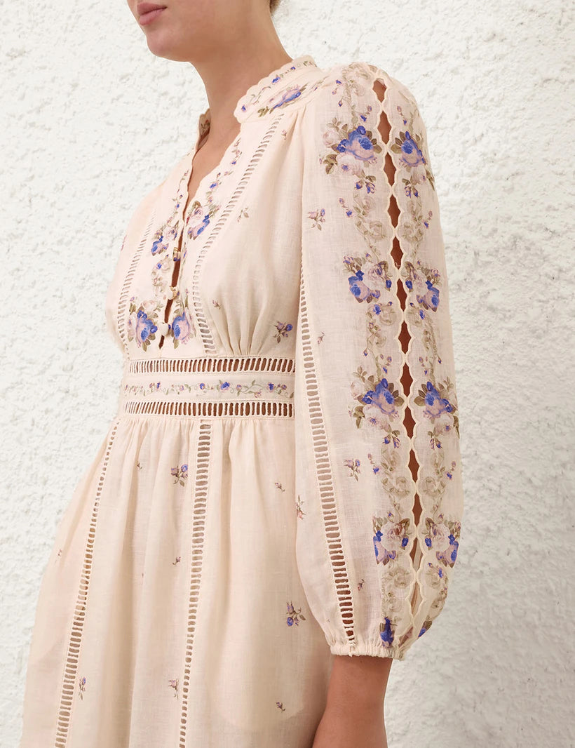 ZIMMERMANN INSPIRED DRESS IN 100% LINEN