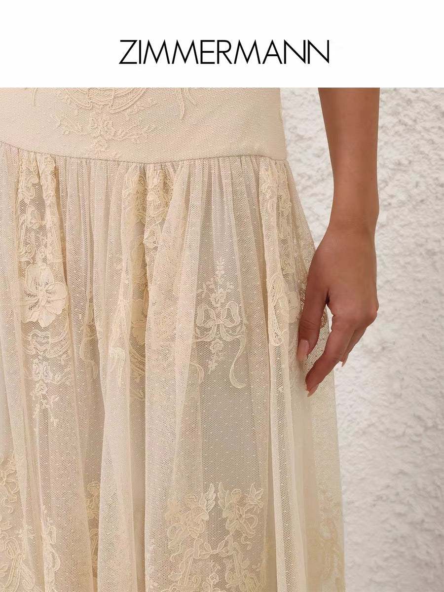 ZIMMERMANN INSPIRED CLOTH SET IN SHIRT IN 100% POLYESTER DRESS IN 100% POLYESTER