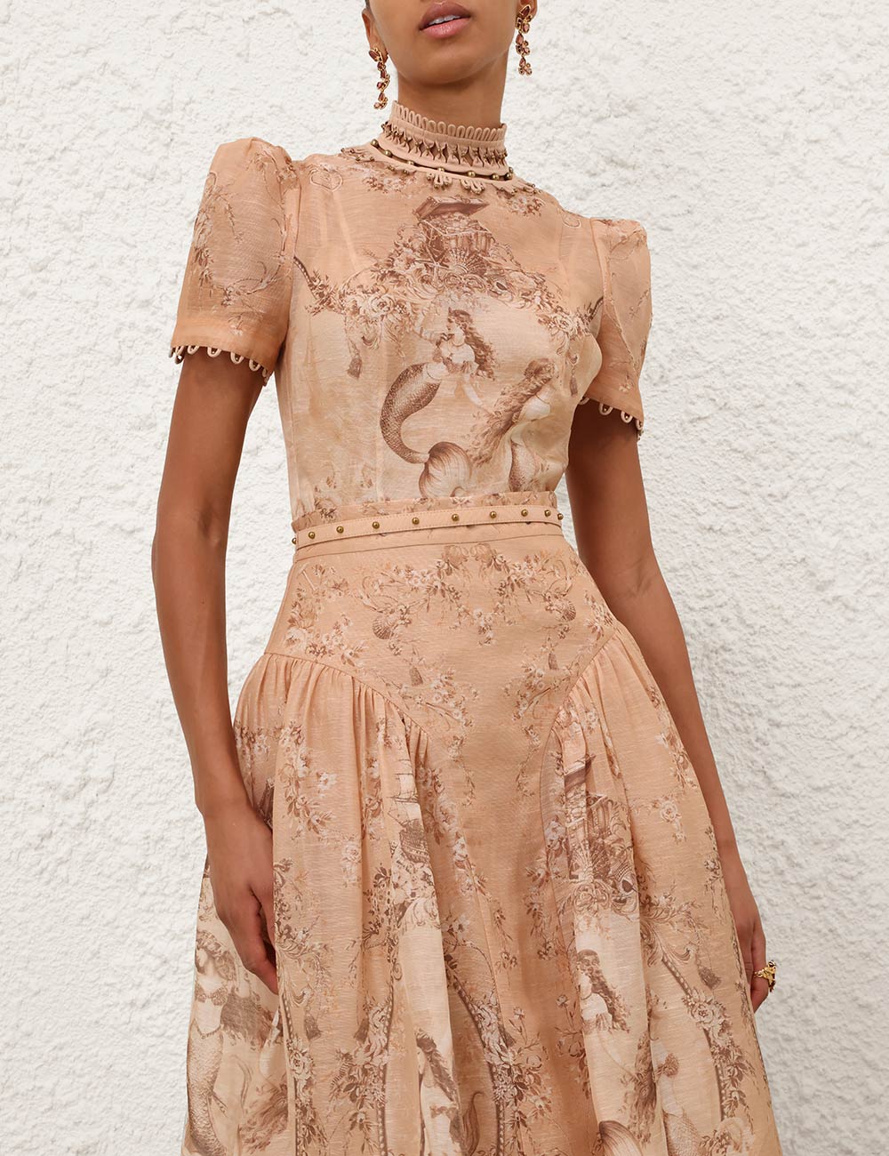ZIMMERMANN INSPIRED CLOTH SET IN 55% LINEN 45% SILK