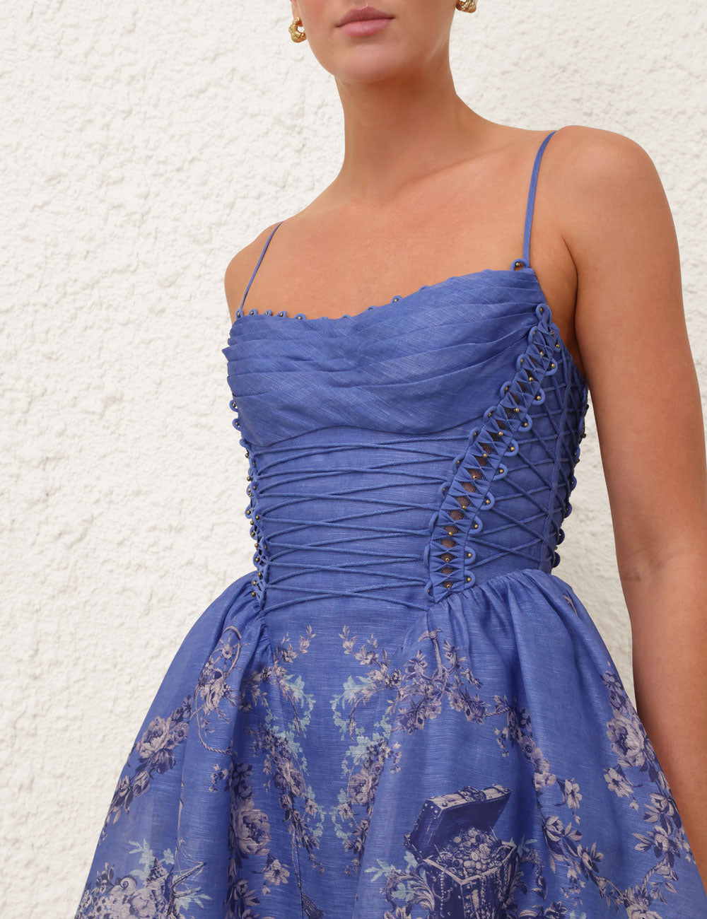 ZIMMERMANN INSPIRED DRESS IN 55% LINEN 45% SILK
