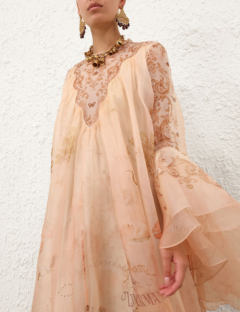 ZIMMERMANN INSPIRED DRESS IN 100% SILK