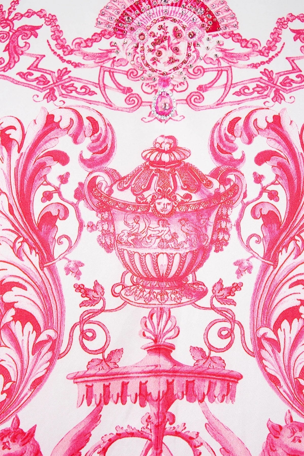 CAMILLA INSPIRED DRESS IN 100% SILK