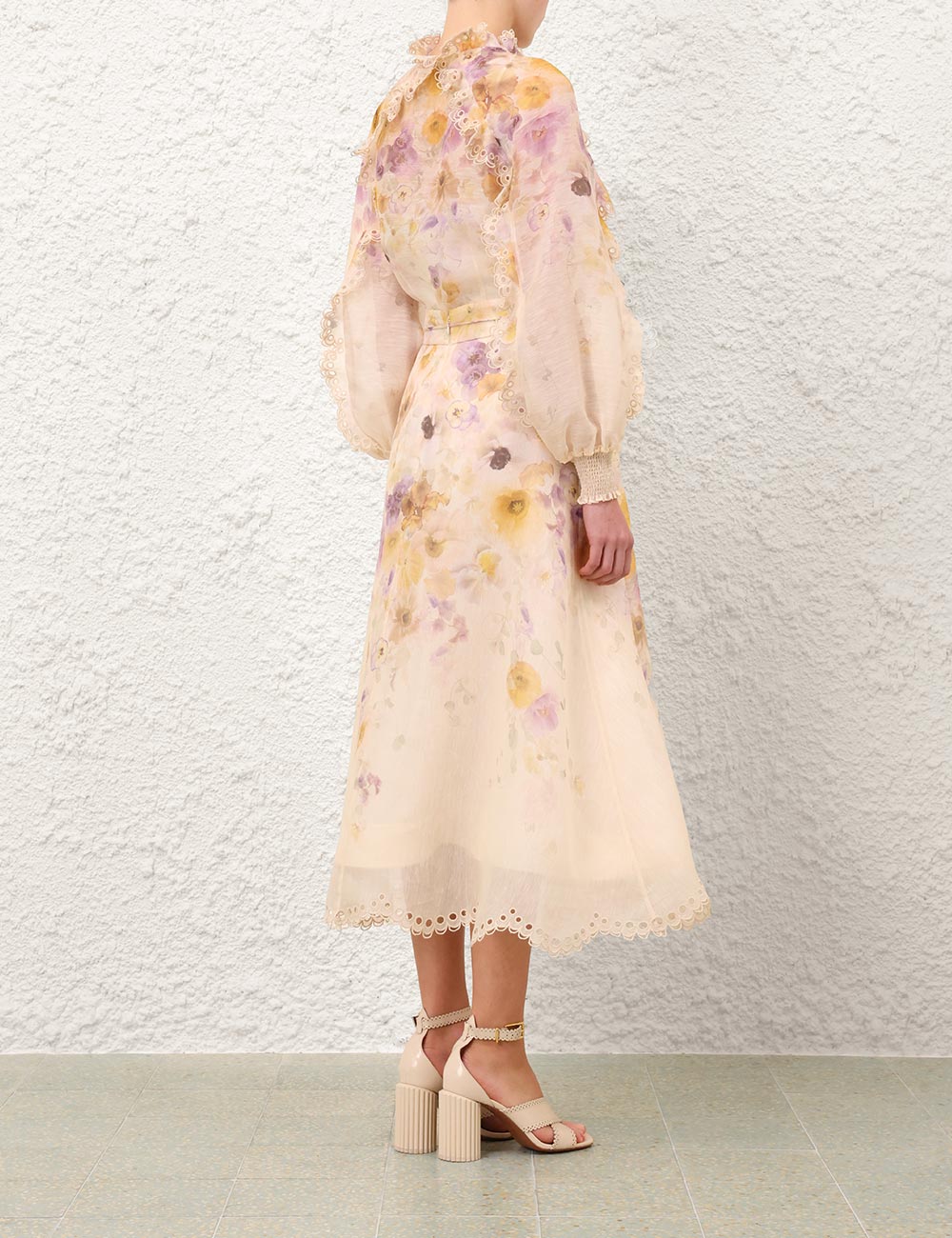ZIMMERMANN INSPIRED CLOTH SET IN 53% LINEN 47% SILK