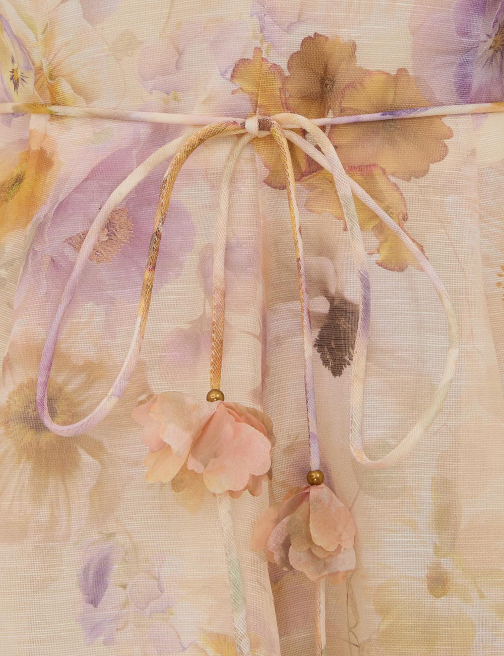 ZIMMERMANN INSPIRED DRESS IN 53% LINEN 47% SILK