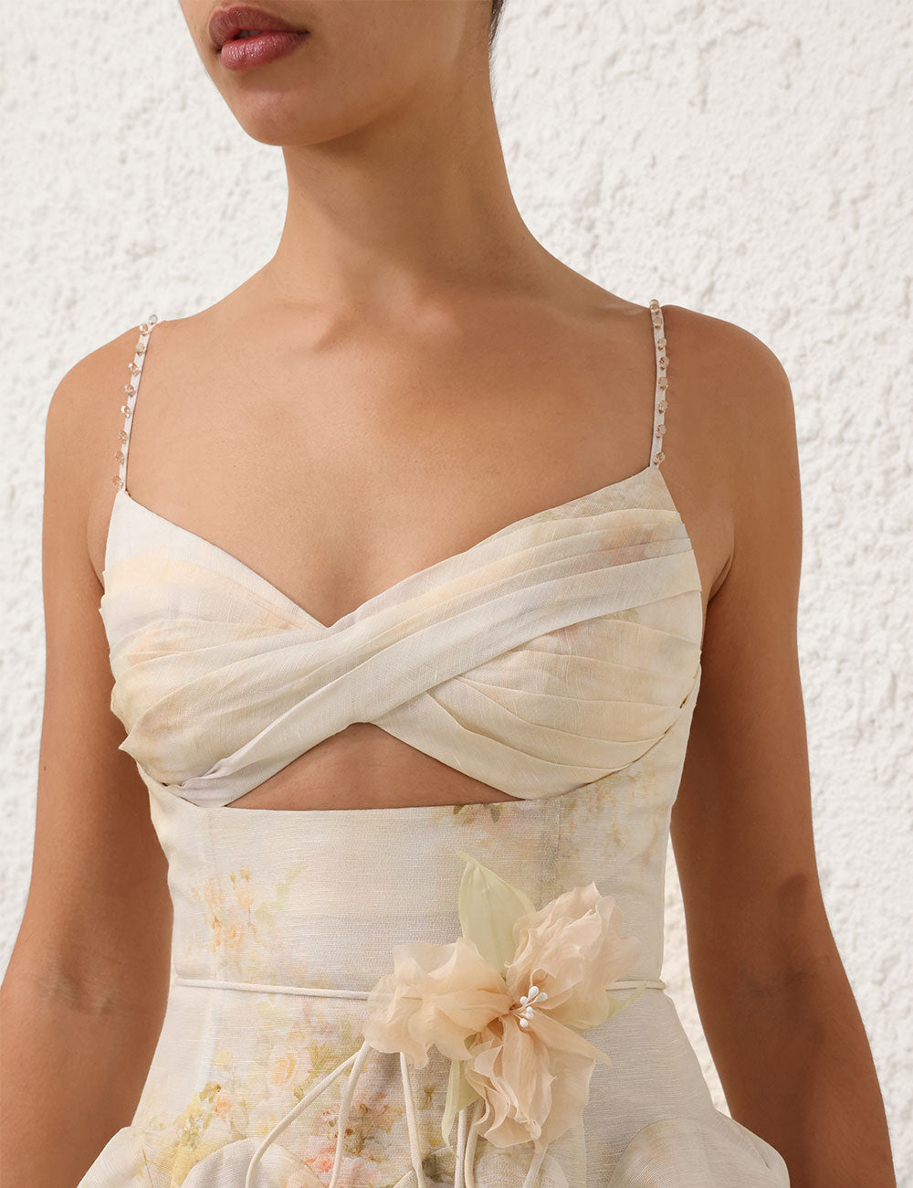 ZIMMERMANN INSPIRED DRESS IN 55% LINEN 45% SILK
