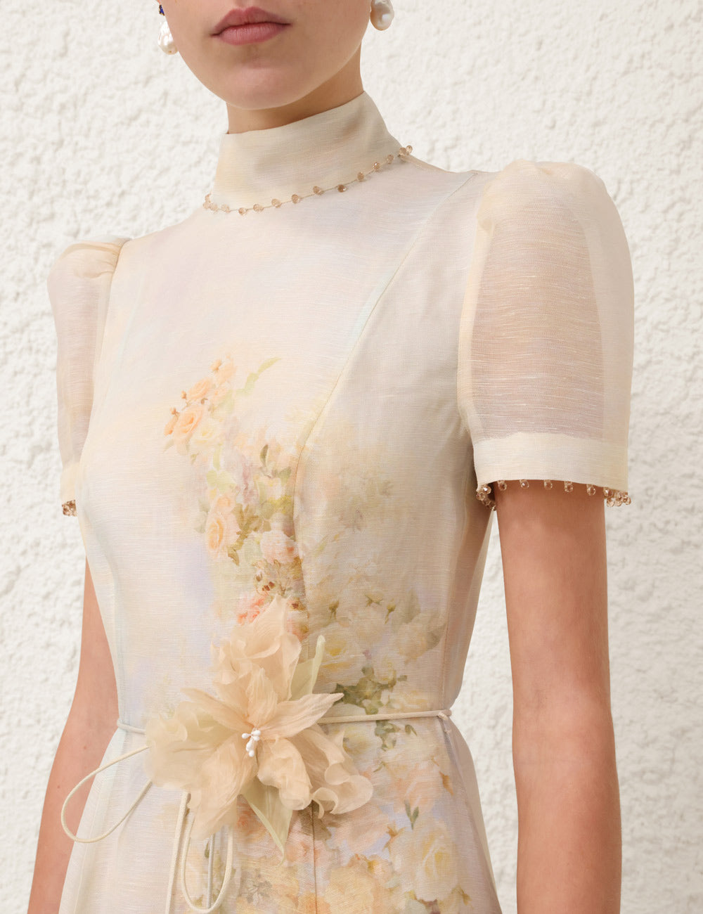 ZIMMERMANN INSPIRED DRESS IN 53% LINEN 47% SILK
