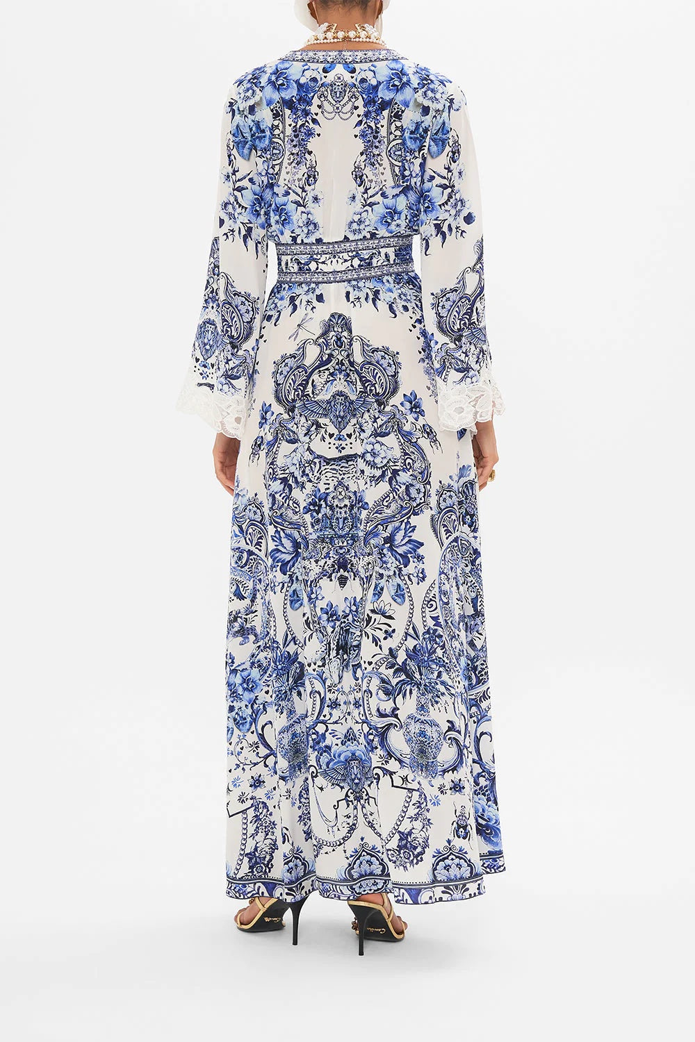 CAMILLA INSPIRED DRESS IN 100% SILK