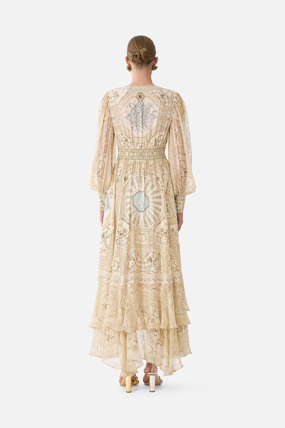 CAMILLA INSPIRED DRESS IN 100% SILK