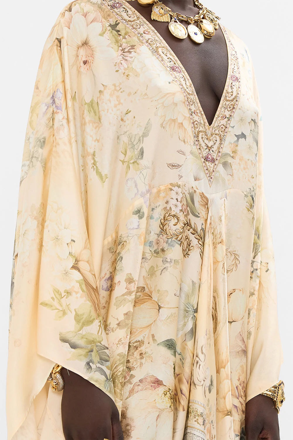 CAMILLA INSPIRED DRESS IN 100% SILK