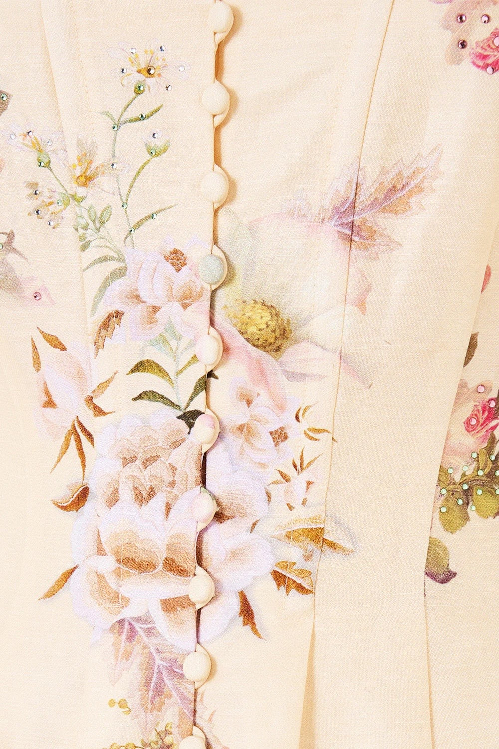 CAMILLA INSPIRED DRESS IN 82% LINEN 18% SILK