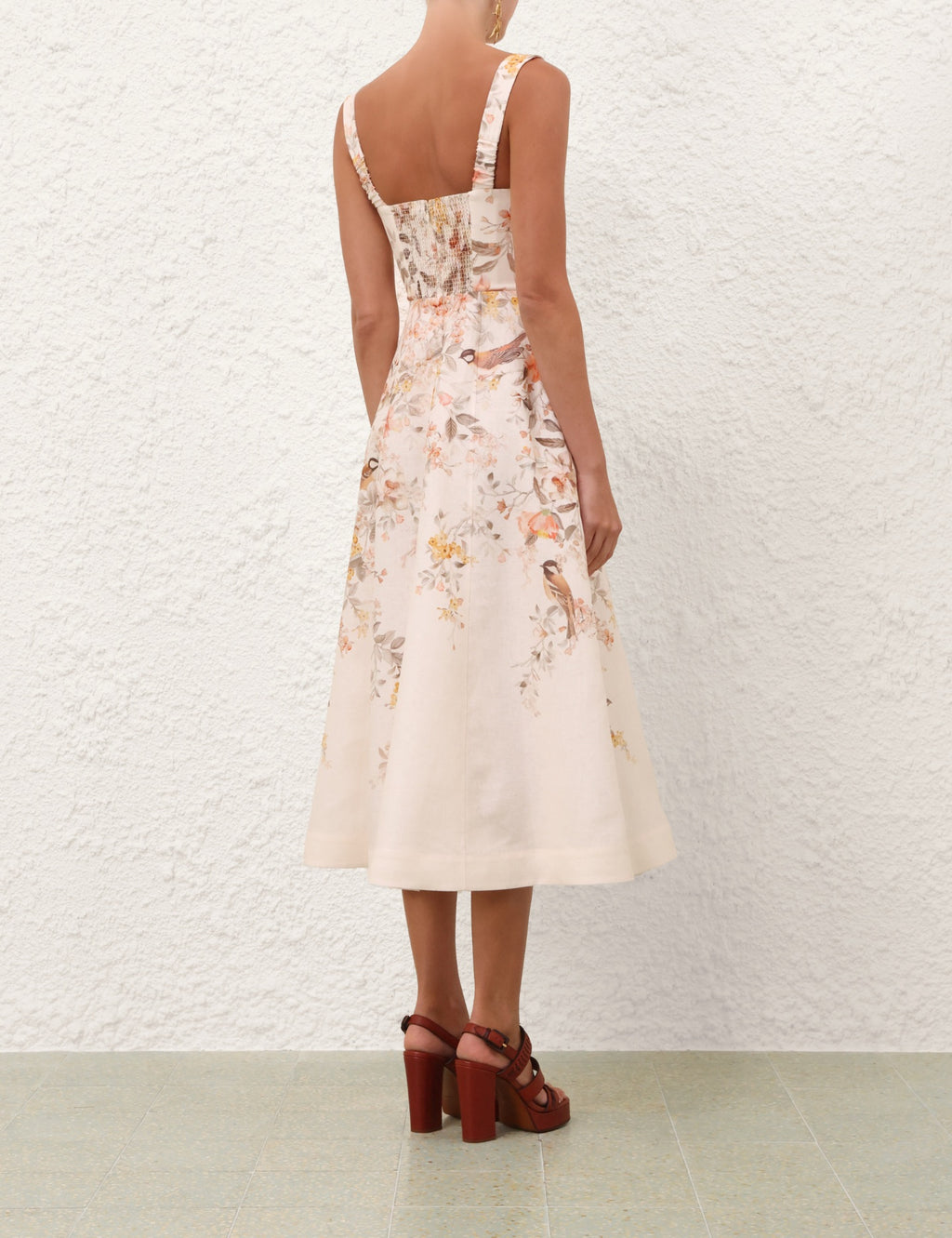 ZIMMERMANN INSPIRED DRESS IN 100% LINEN