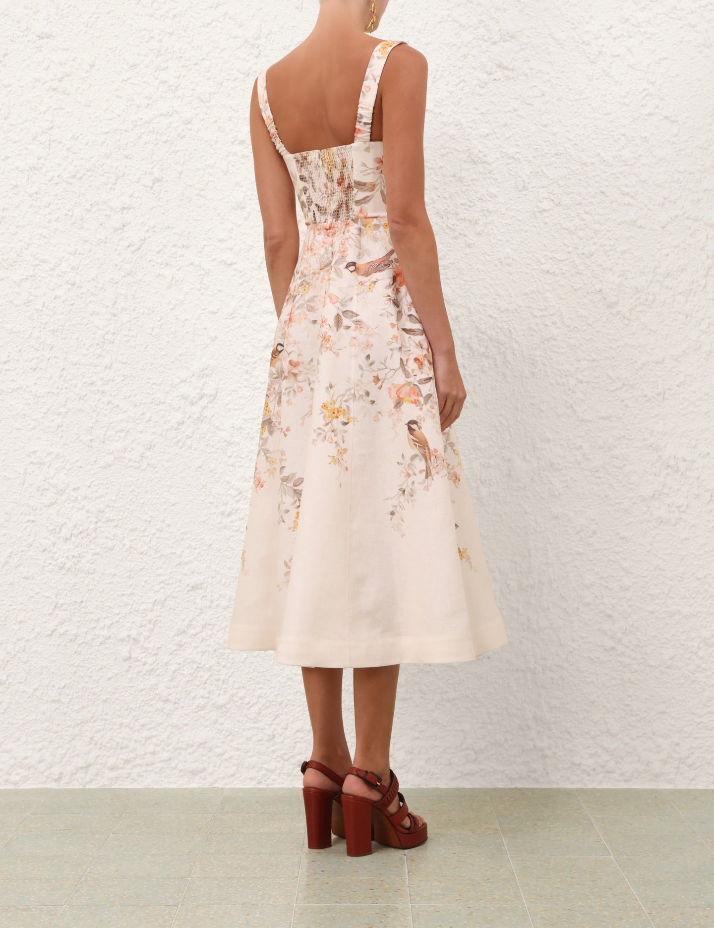 ZIMMERMANN INSPIRED DRESS IN 100% LINEN