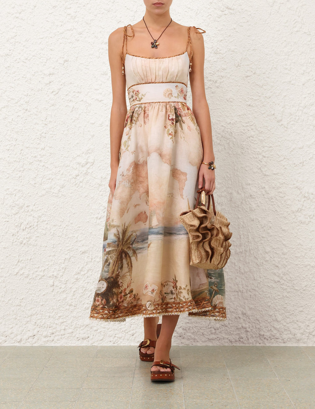 ZIMMERMANN INSPIRED DRESS IN 100% LINEN