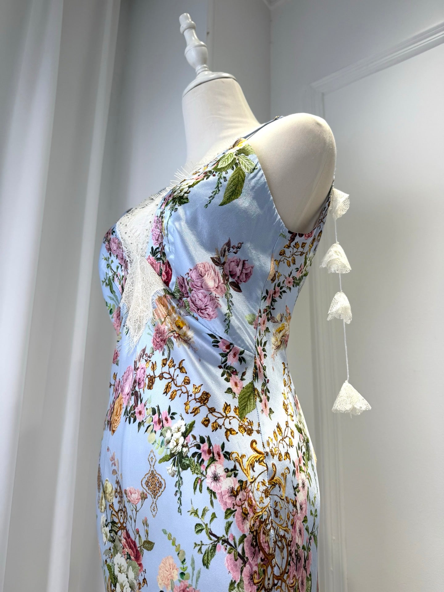 CAMILLA INSPIRED DRESS IN 100% SILK