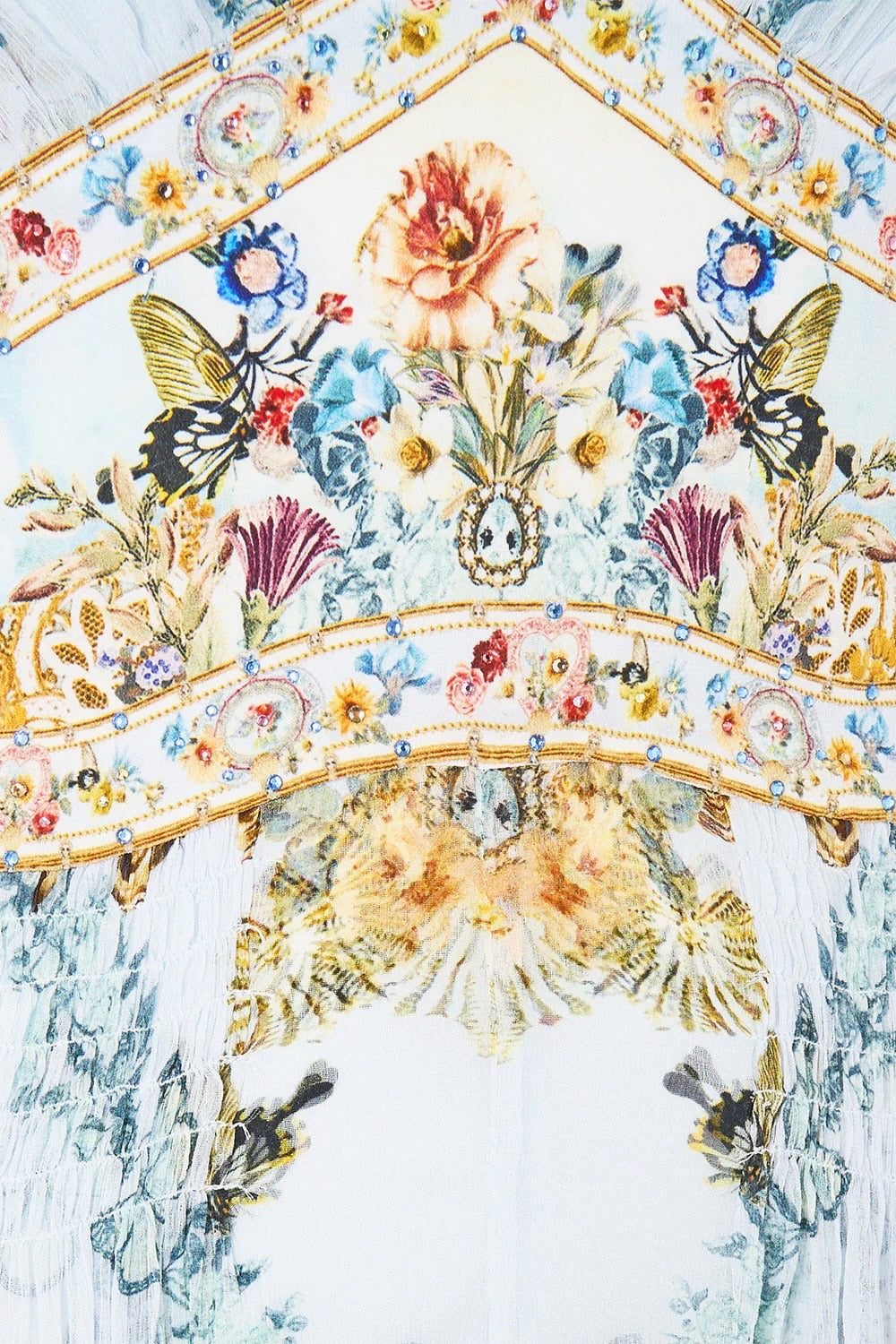 CAMILLA INSPIRED DRESS IN 100% SILK