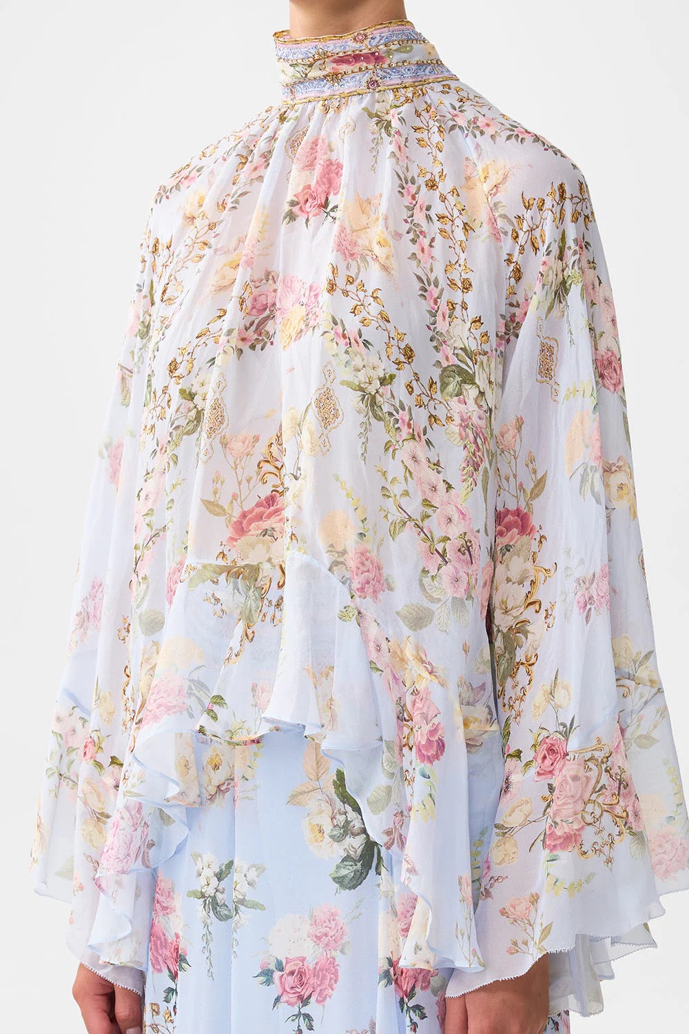 CAMILLA INSPIRED DRESS IN 100% SILK