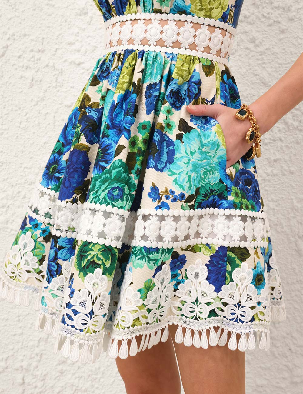 ZIMMERMANN INSPIRED DRESS IN 100% COTTON