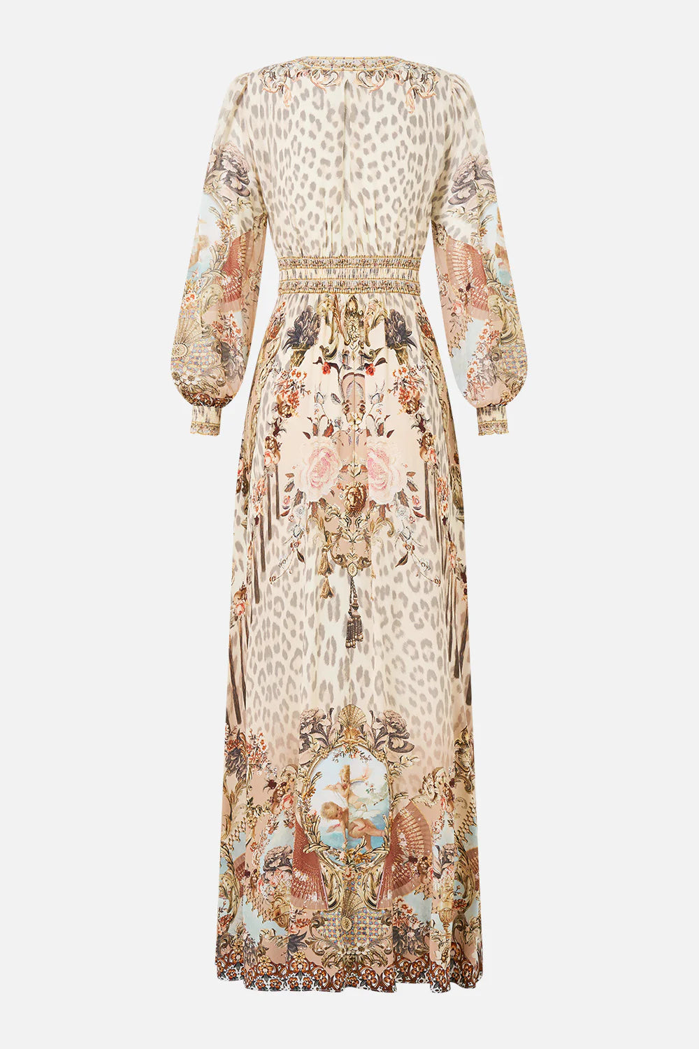 CAMILLA INSPIRED DRESS IN 100% SILK