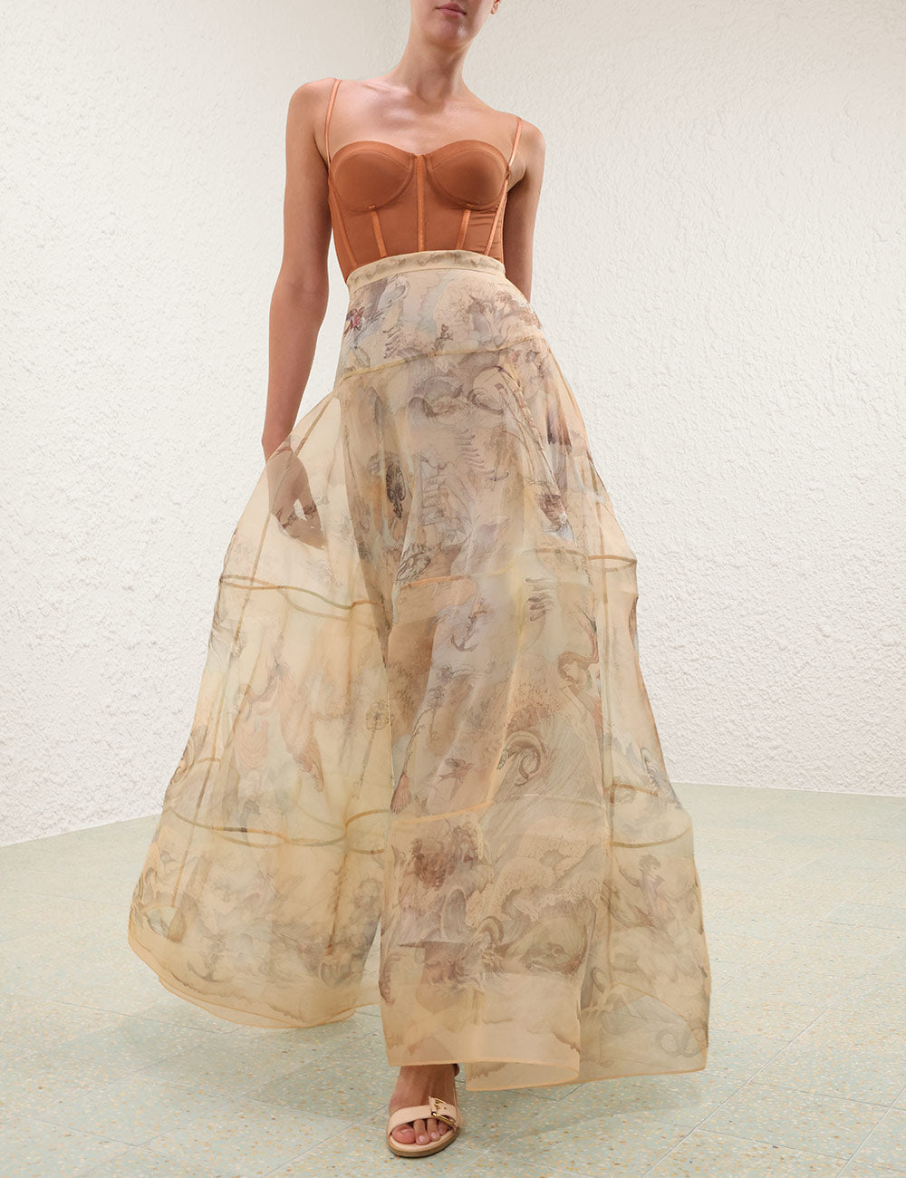 ZIMMERMANN INSPIRED CLOTH SET IN 100% SILK