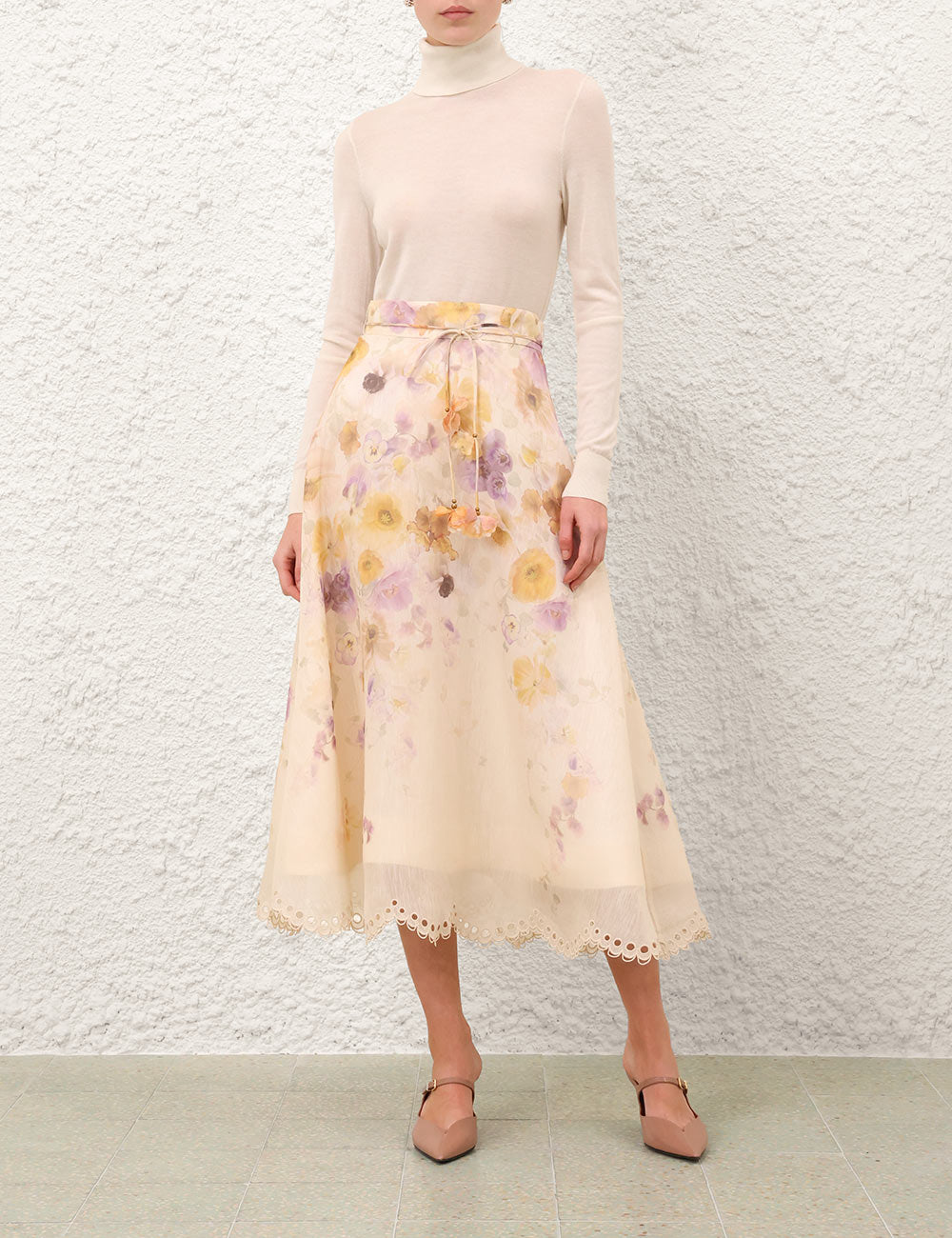 ZIMMERMANN INSPIRED CLOTH SET IN 53% LINEN 47% SILK