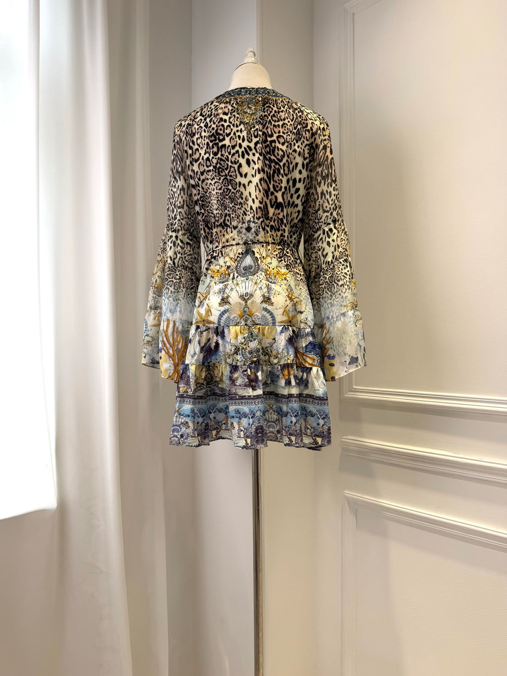 CAMILLA INSPIRED DRESS IN 100% SILK